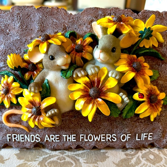 Fitz&Floyd Spring Garden wall plaque. New in box never displayed. - Picture 1 of 14